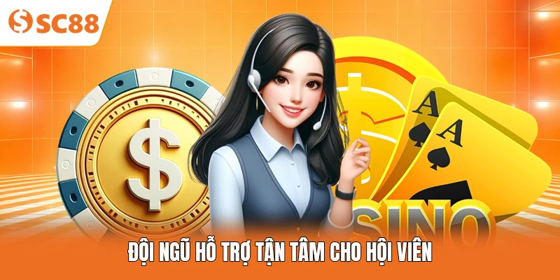 Đội ngũ hỗ trợ tận tâm cho hội viên