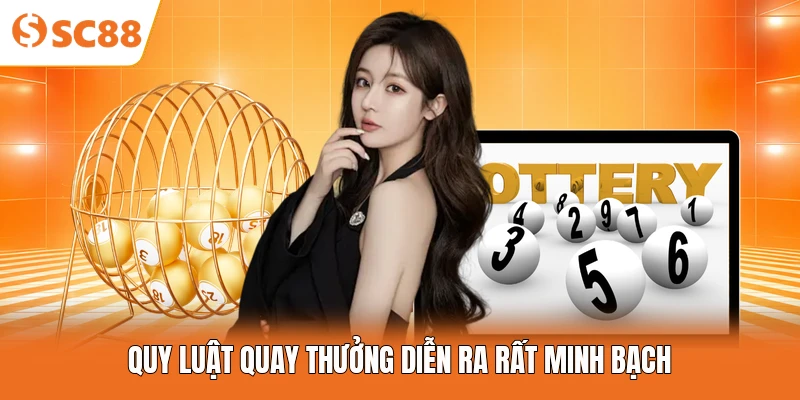 Quy luật quay thưởng diễn ra rất minh bạch